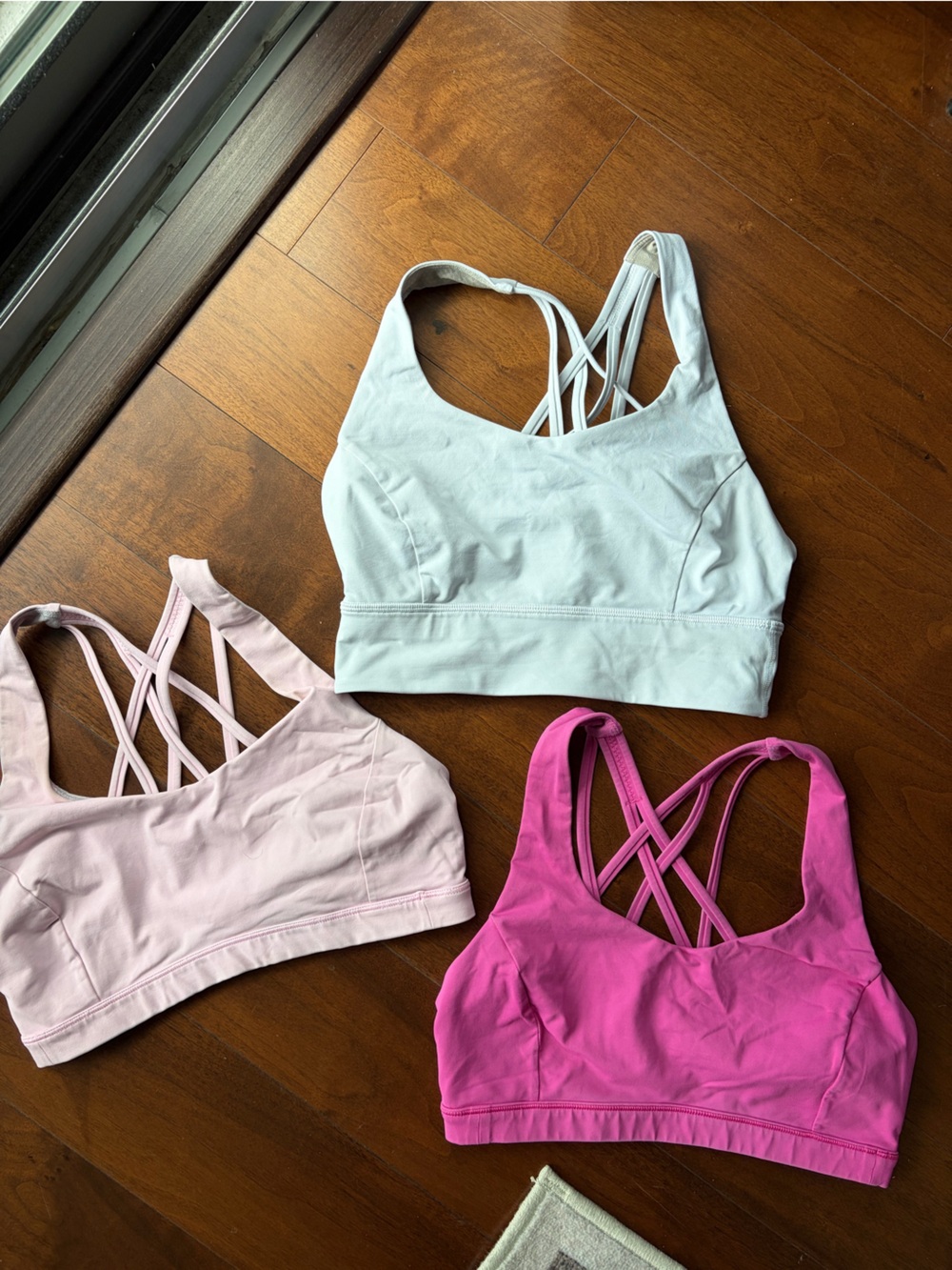3 lululemon sports bras size 6